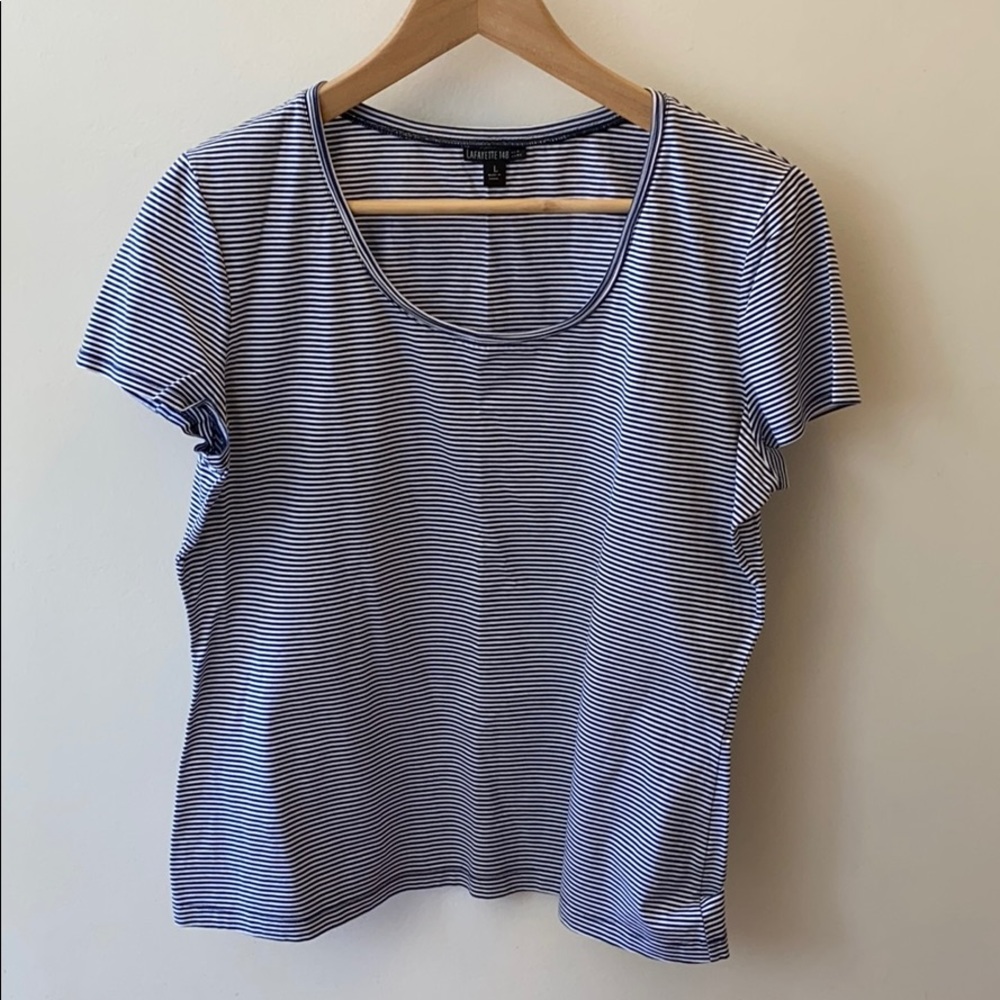 Lafayette 148 Striped T-shirt